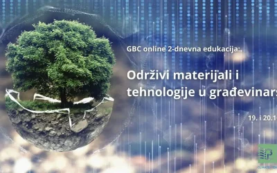GBC online edukacija: Održivi proizvodi i tehnologije u graditeljstvu